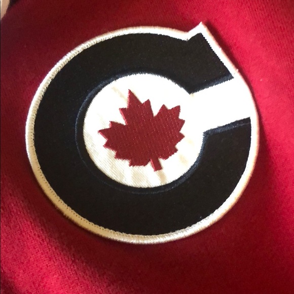 Red Canadian Olympic team hoodie - Picture 3 of 5
